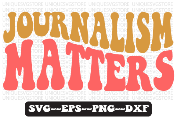 Journalism Matters Retro SVG Design
