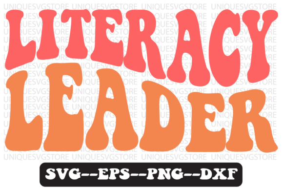 Literacy Leader Quote Retro SVG Design for Crafts & Graphics